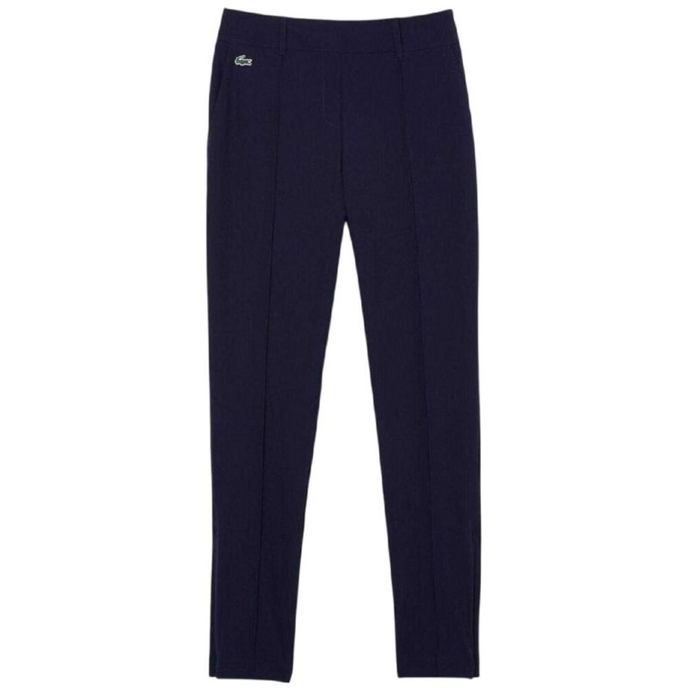 Lacoste Womens/Ladies Embroidered Logo Pants / Navy Blue